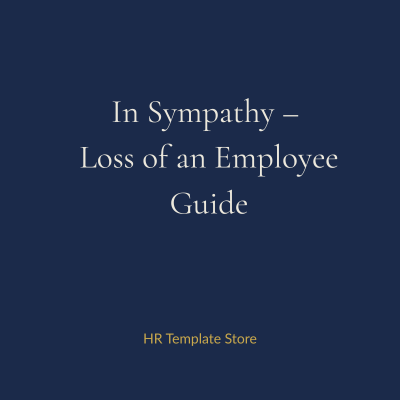 In Sympathy - Loss of an Employee Guide