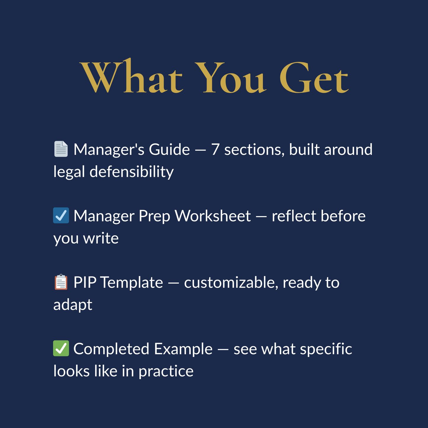 PIP Toolkit - Performance Improvement Plan