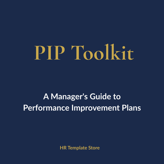 PIP Toolkit - Performance Improvement Plan