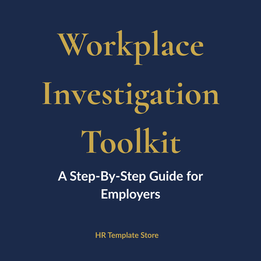 Workplace Investigation Toolkit